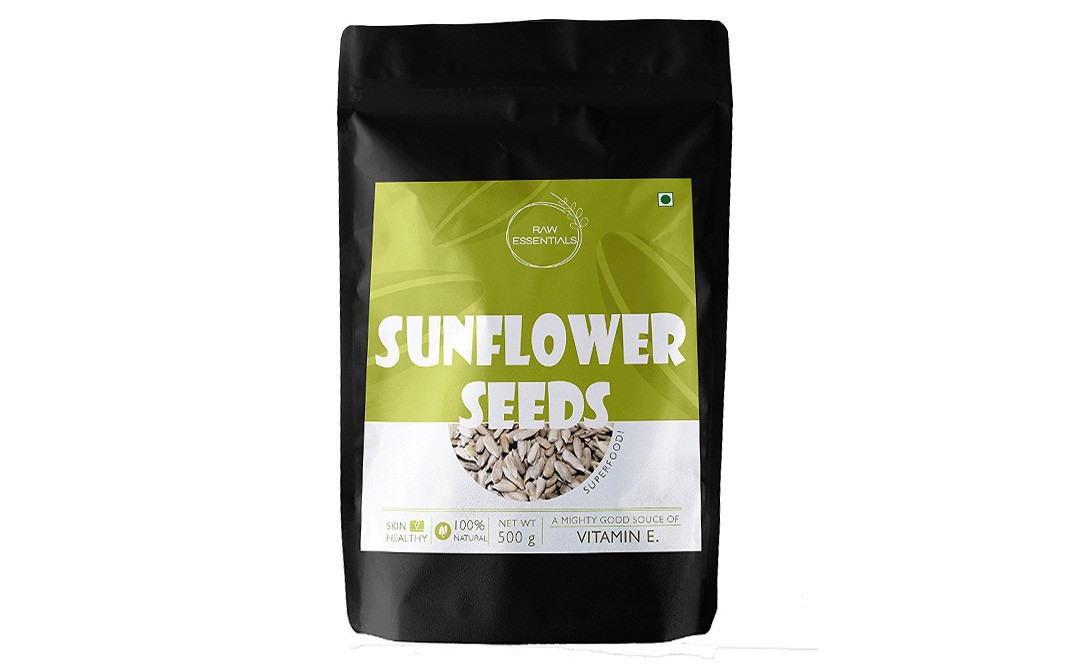 Raw Essentials Sunflower Seeds    Pack  500 grams